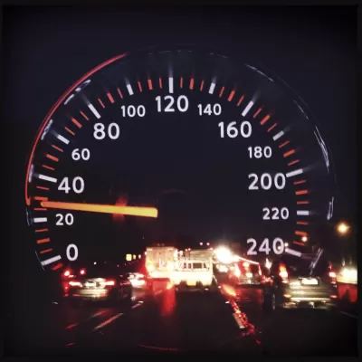 Low speed in traffic jams